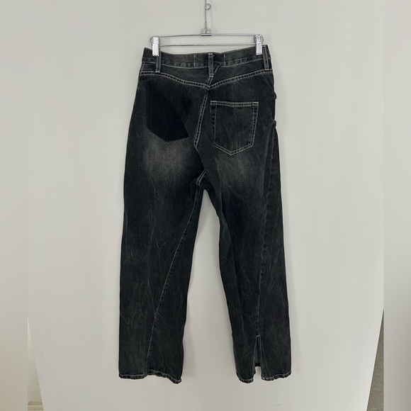 Ann Andelman lizard patch jeans black - Picture 9 of 14